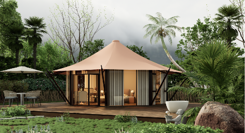 舞钢市异形篷房定制：专属设计赋能，打造城市户外专属名片